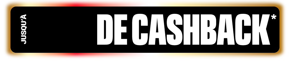 Jusqu'à 4% de cashback